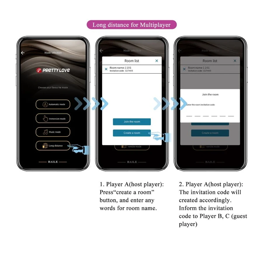 PRETTY LOVE - CATALINA VIBRATOR APP FERNBEDIENUNG LILA